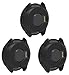 TenCloud 3 Pack Watch Cases Cover Intended for Garmin Forerunner 965 Silicone Protective Case Shell Smartwatch Accessories (Black+Black+Black)