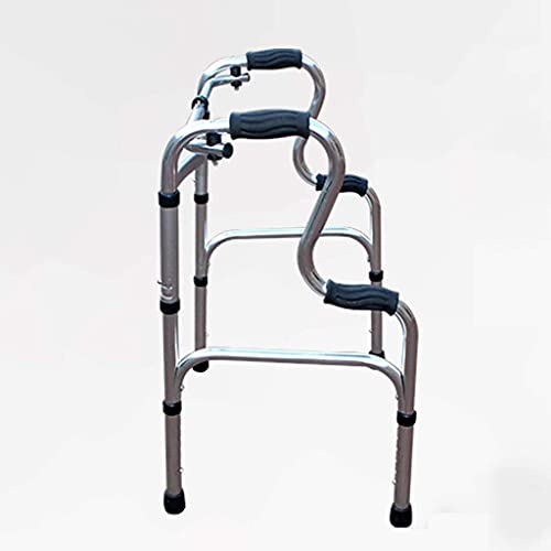Cadre de marche léger ajustable déambulateur pliant pour senior - 6