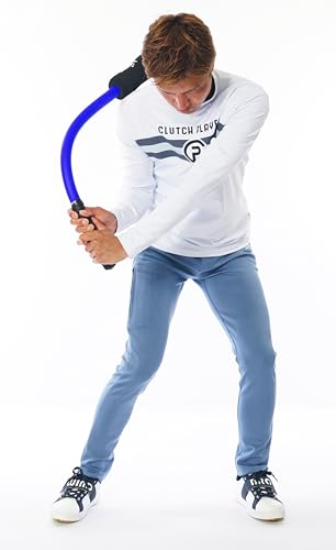 ゴルフ練習器具 ソフト スイング ステック テンポ リズム の最適化 下半身リード ヘッドスピードアップ 飛距離アップ ゴルフ 練習用具 （ブルー）のサムネイル