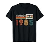 Cassette rétro Vintage 1985 en édition limitée Birthday 39 T Shirt