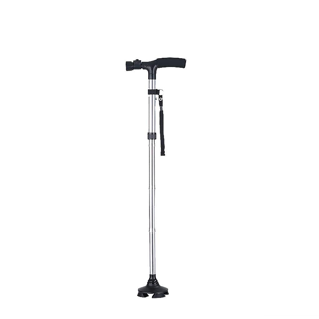 MObyat Andador para Ancianos,Muletas Bastones Plegables para Caminar, Base para piernas, Altura Ajustada, telescópico, Ayuda médica para discapacitados, muletas para Ancianos, Andador antideslizant