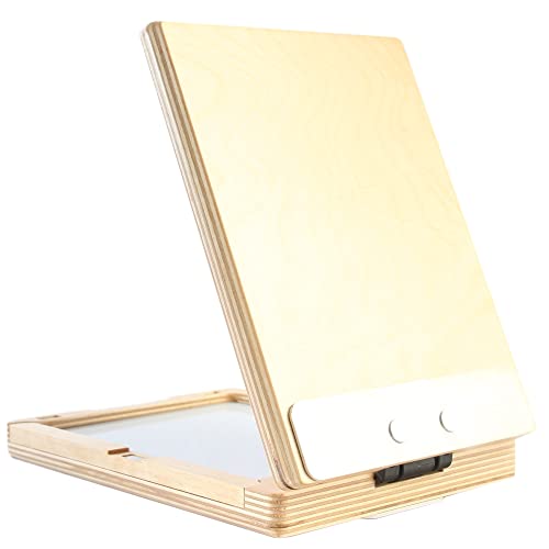 U.Go Plein Air Anywhere Pochade Box, Ultra Lightweight Baltic Birch Wood with Stainless Steel and Aluminum Construction, Small Measures 6 x 8 x 1.25 inches (00703)