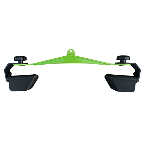 Image of Adjustable Lat Pull down Bar, Cable Machine Attachments for Gym, Home Gym Fitness T-bar Row Pulldown Attachments, Lat Pull Down Machine Wide Grip Neutral Grip Handle