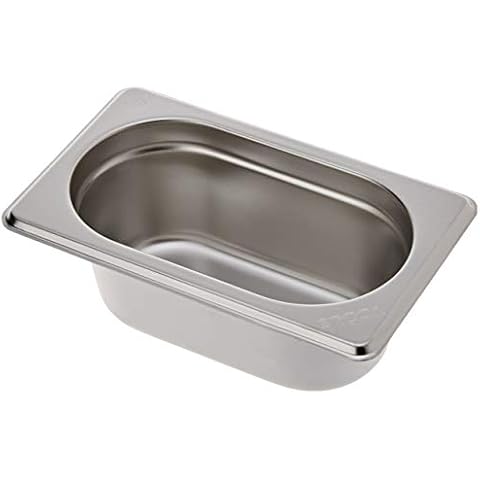Contenedor de acero inoxidable Vogue K824 1/9, 65 mm Cover