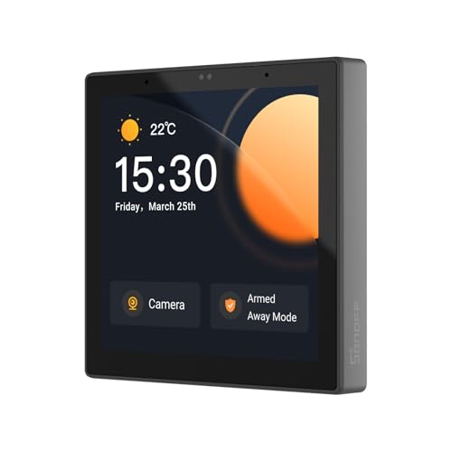 SONOFF NSPanel Pro 86 Smarthome-Zentrale - Zigbee Gateway Home Assistant Integration Matter Bridge intelligente Sicherheit & Heizungssteuerung Kompatibel mit Alexa Google AppleSchwarz
