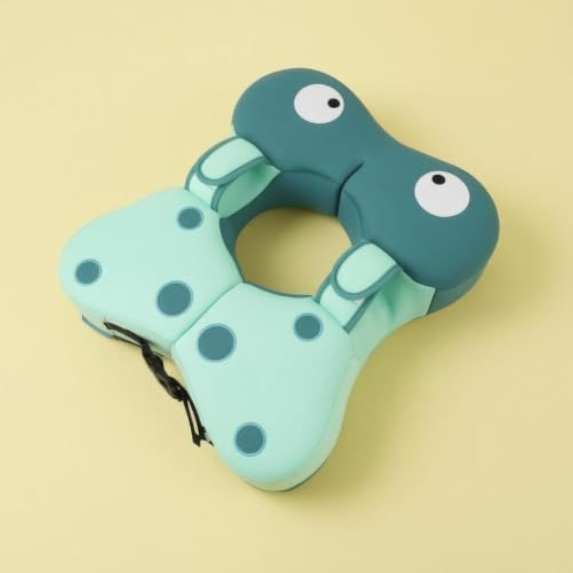 Printed Eyes Axillary Swim Float with Hook-and-Loop Fastening