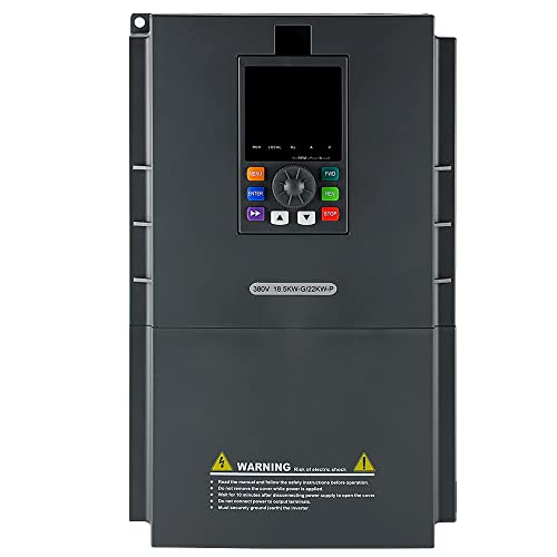 ATO 7.5HP 5.5KW 14A VFD CNC Variable Frequency Drive, Single Phase 240V Input 3 Phase 380V Output Inverter for Motor Speed Control