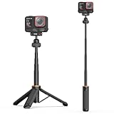 VRIG 15.9" Mini Extended Selfie Stick Tripod, Magnetic Quick Release Selfie Sticks Handle Grip,360° Portable Vlog Monopod Pole for Insta360 X5/X4/ACE Pro2