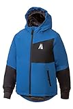 Crivit Jungen Skijacke Winterjacke Schneejacke Jacke Blau Schwarz 122-128