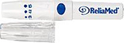 Reliamed Pen-style Mini Universal Lancing Device with Adjustable Depth and Alternate Site