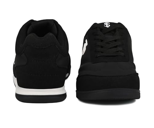 Image of LOUIS STITCH Women's Casual Lightweight Sneakers | Ortholite Cushioned Comfort | Dual-Color TPR Sole | Lightweight & Comfortable Casual Lace-Up Shoes | LSD-SNK-NBL & DNM