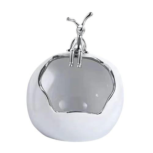 Vaveren Caixa de armazenamento de, recipiente de armazenamento de joias, escultura de cerâmica anima