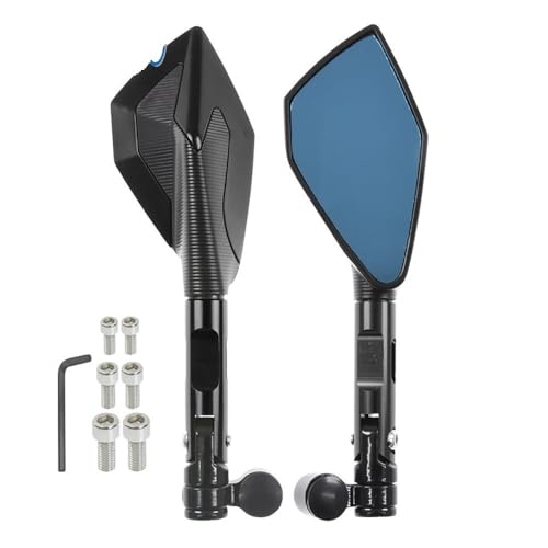 Rétroviseurs CNC pour MT-09 Aluminium Premium - Finition Miroir Moto - 3