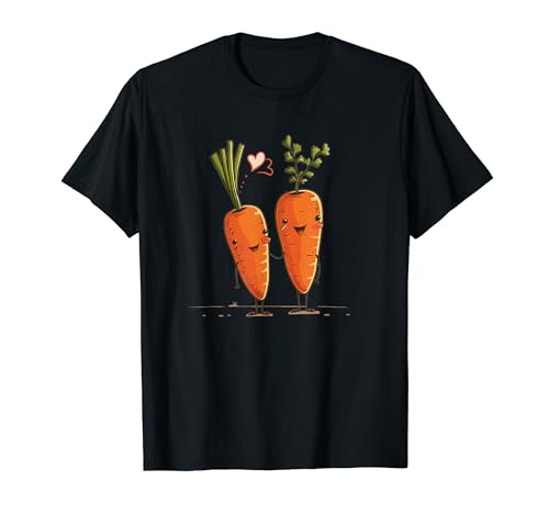 Zanahorias impresionantes con amor por el atuendo vegetal swag Camiseta