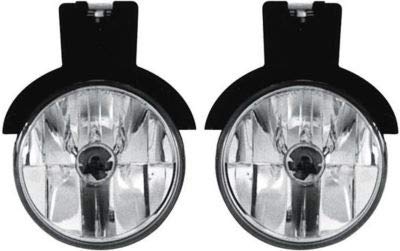 Evan Fischer Front, Driver and Passenger Side Fog Light Compatible with 1997-2000 Dodge Dakota & 1998-2000 Durango - CH2593104, CH2592104