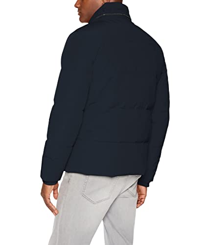 Image of Cole Haan Men's Short Down Parka With Hooded Down Coat