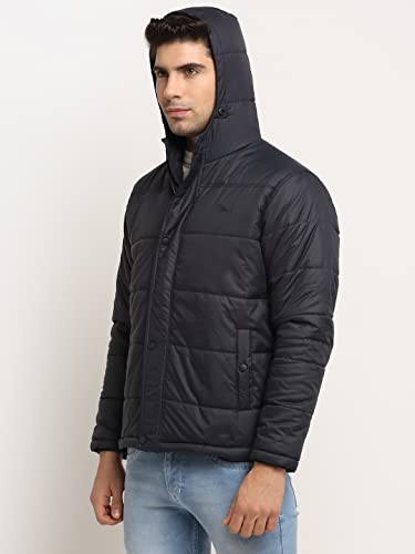 Image of Cantabil Navy-Blue Winter Wear Jacket Full Sleeve for Men l Jacket for Men l Winter Wear Jacket for Men (MJKT00021-NAVY)