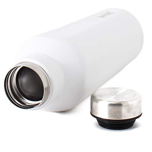 Image of Neoflam 24 Hydro Tumbler, Water, Hydration Bottle, 500ml, Marble White