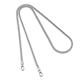 CHENWEIHAI Tragegurt Kettentaschen-Ketten-Metall-Taschen-Kettenriemen Ersatz Für Handgemachte Taschen-Handtasche Crossbody-Tasche (90 cm/Silber)