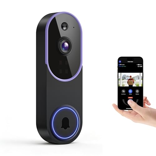 Smart 1080p Video Doorbell Camera with Night Vision