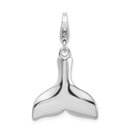 925 Sterling Silver Amore La Vita Whale Tail Charm Necklace Pendant Fish Sea Life Fine Jewelry For Women Gifts For Her 925 Sterling Silver Amore La Vita Whale Tail Charm Necklace Pendant Fish Sea Life Fine Jewelry For Women Gifts For Her