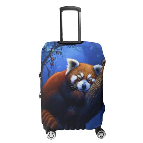 Cute Red Panda Travel Luggage Cover Suitcase Protector Baggage Covers for Men Women M4