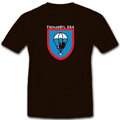 T-shirt FschJgBtl 264 noir parachute écusson taille XXXXX-Large confortable pour homme fort