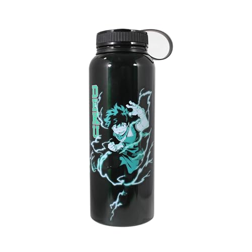 JUST FUNKY My Hero Academia Deku UA 34oz Stainless Steel Water Bottle