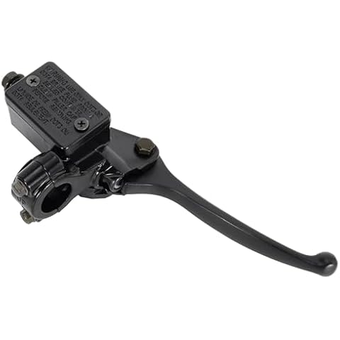 RUTU Brake Master Cylinder,Right Brake Lever for 50cc 125cc 150cc 250cc Taotao 250R ATC ATV Scooter Moped TTR125 SSR 110 Kazuma Eton Baja,Hydraulic Replacement Dirt Pit Bike Parts Cover
