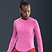 Nike Women's Swift Dri-FIT Ultraviolet Long Sleeve Crew Neck Running Top Playful Pink/Reflective Silver Medium-Regular