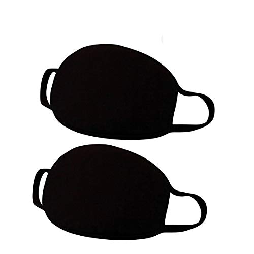 2PC Cotton Anti-dust Mouth Face_mask_Protect Cover Bandana Balaclavas, 2-layer Unisex Reusable Fashion Washable Cover