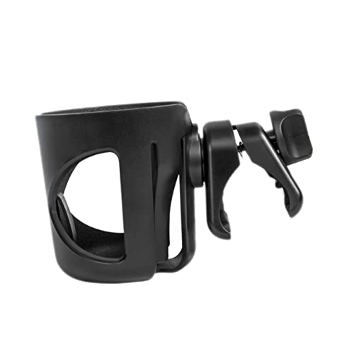 Yardwe Multifunctional Bike Stroller Cup Holder 360° Rotatable Anti-Slip Baby Bottle Holder