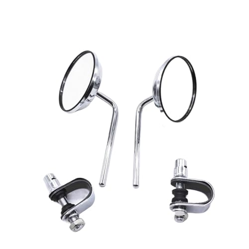 Rétroviseur guidon moto contre les vibrations pour guidon vintage 22mm-25mm