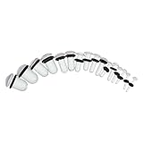 Healvian 16 Piezas Set de Tapones Expansores de Vidrio Sólido Diseño de Champiñón, Cómodos y Versátiles para Uso Diario y Amantes del Piercing