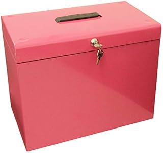 Cathedral Metal A4 File Box - Blue