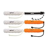 Avery Sporting Dog 2in HexaBumper Trainer Rope Pro Pack (3 White, 2 Orange, 1 Flasher)