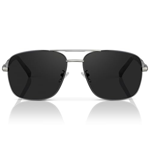 Olwen XXL Navigator Sunglasses For Large Heads (Polarized), Extra Large, Big and Tall, XL + Free Hard Case2