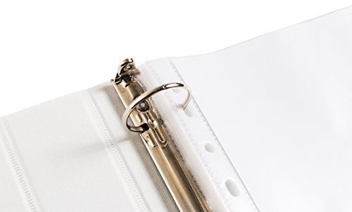 400 Sheet Protectors, 11 Hole Lightweight Binder Sleeves, Designed To Protect Frequently Used 8.5 X 11 Papers, Acid And Pvc Free Page Protector, Clear Plastic Design, 9.25 X 11.25 Top Loaded, 400 Ct #TOP1