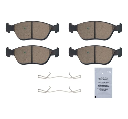 Image of HUSCH D783 Front Ceramic Brake Pads Kit Fit For Volvo 850 1993-1997, For C70 1998-2004, For S70 1998-2000, For V70 1998-2000