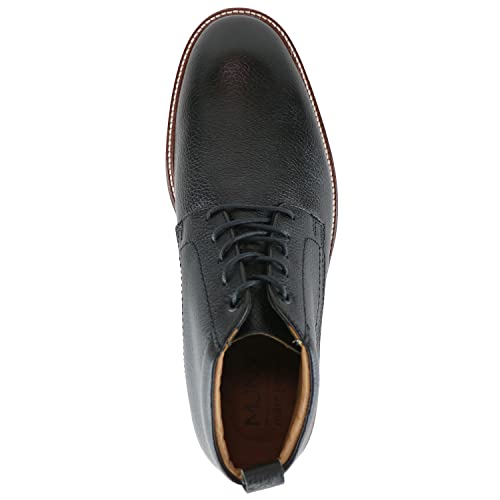 MJNY Mens Casual Comfortable Genuine Leather Chukka Laceup Ankle Boots Lightweight Breathable Classic Fashion Chelsea Dress Boots 5