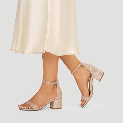 Image of DREAM PAIRS Women's Comfort Low Block Heel Sandals