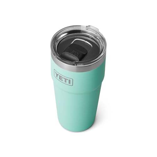 Image of YETI Rambler 20 oz Stackable Tumbler, Stainless Steel, Vacuum Insulated with MagSlider Lid