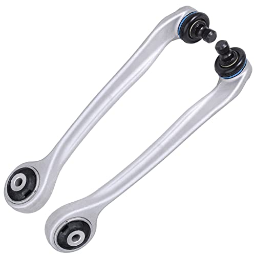 Image of Detroit Axle - 12pc Front End Suspension Kit for Audi A4 A6 Quattro Volkswagen Passat, Upper & Lower Control Arms w /Ball Joint Outer Tie Rods Sway Bar Links Replacement