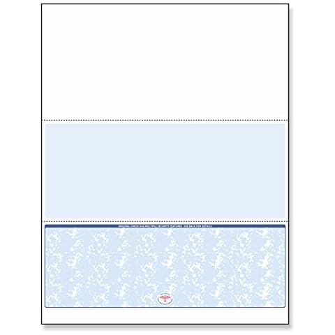 NextDayLabels Blue Check Paper Cover