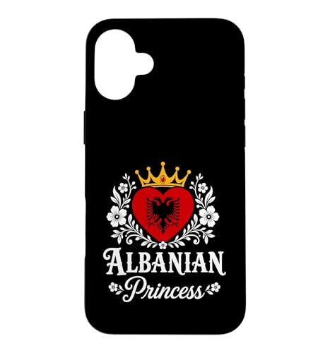 Albanian Princess Albania Flag Proud Albanian Girl �X�}�z�P�[�X iPhone 16 Plus �p