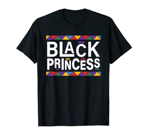 Black History Month Black Princess Pretty Dark Black Girl Camiseta