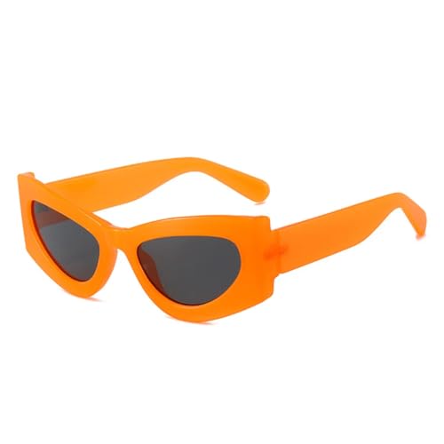 Lunettes de soleil œil de chat vintage et irrégulières pour homme et femme
