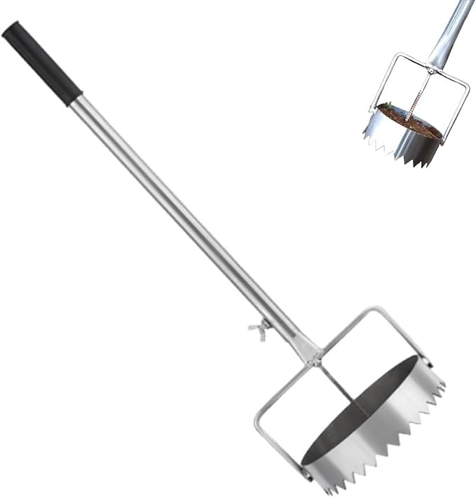 Perceuse à bulbes en acier inoxydable pour planter sans fatigue