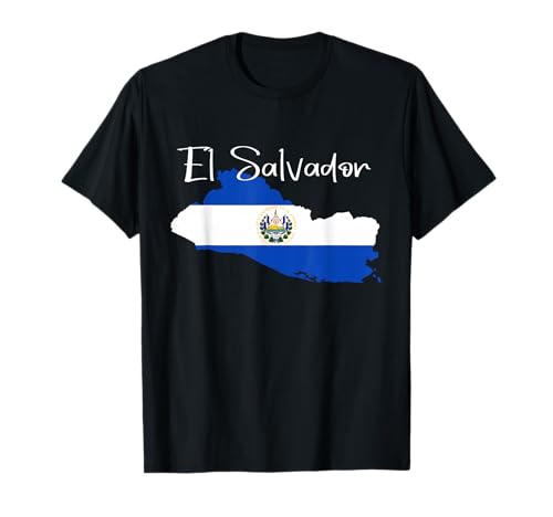 Chemise Drapeau du Salvador, Carte du Salvador, Salvador pour Femme T-Shirt