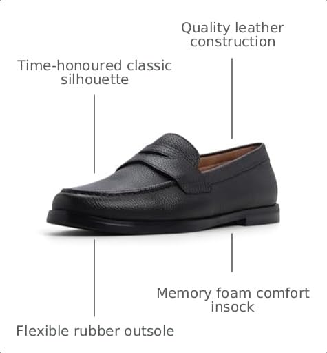 Image of Ted Baker Mens Parliament Leather Penny Loafer